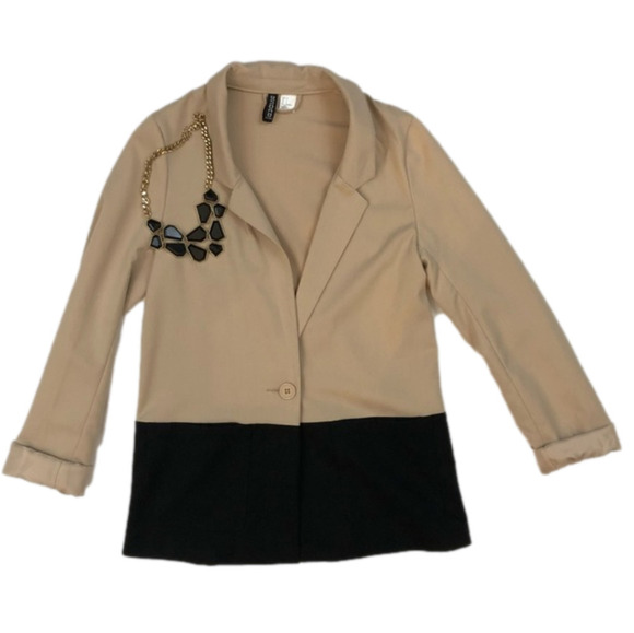 H&m Blazer Tan and Black - Picture 1 of 4